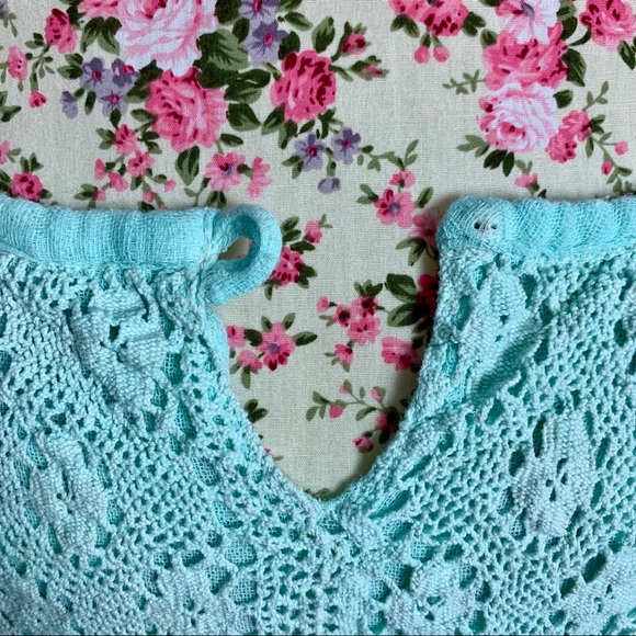 Jen’s Pirate Booty Petal Tunic Tank Mint M/L - Picture 3 of 8